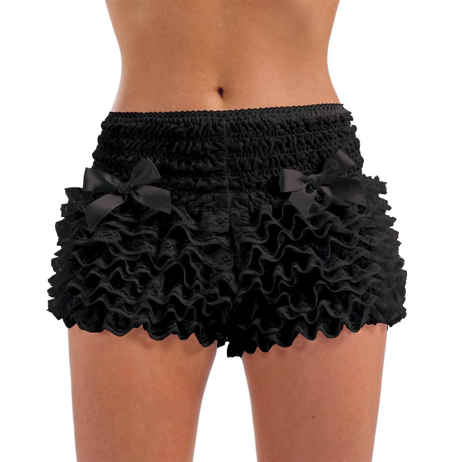 Zwarte Broek met Ruches