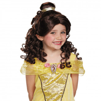 Kinderen Disney Prinses Belle kostuum pruik