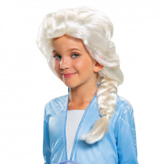 Kinderen Disney Prinses Elsa Frozen Kostuum Pruik