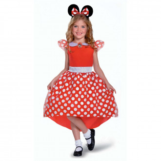 Kinderen Disney Minnie Mouse Rood Kostuum Official