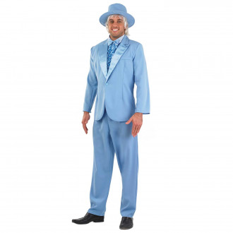 Blauw filmpak Kostuum voor Mannen