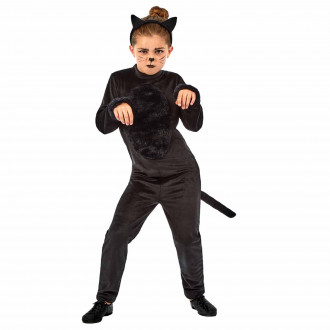 Zwarte kat Kostuum voor Kinderen
