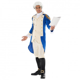 Heren George Washington Kostuum