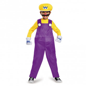 Kinderen Luxe Super Mario Bros Wario Kostuum