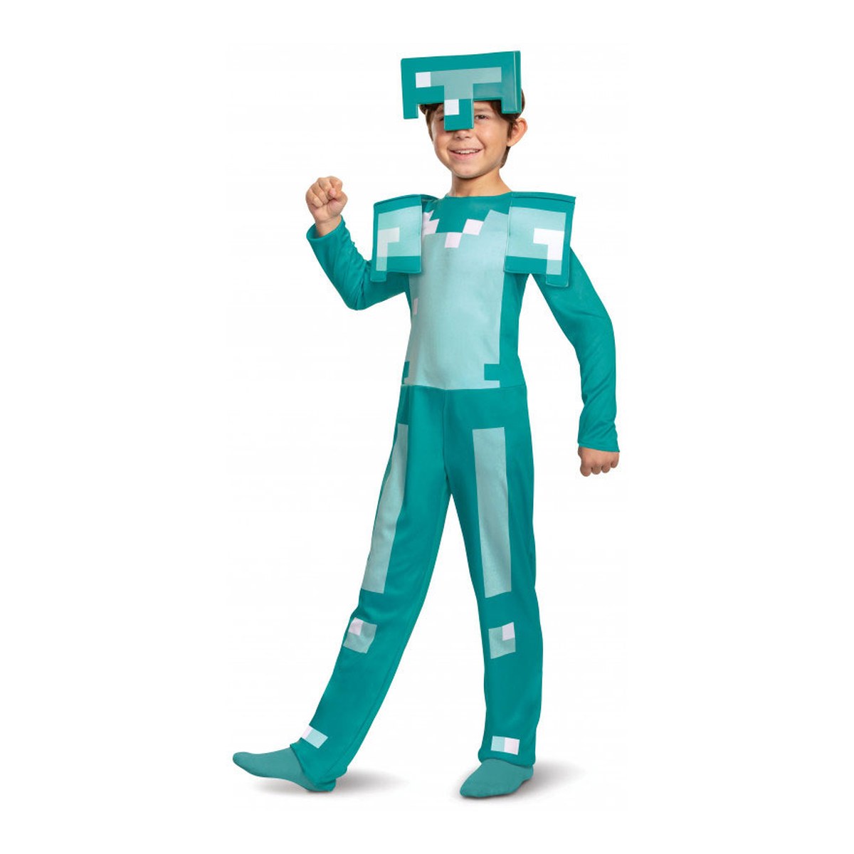 Klassiek Minecraft-pantserkostuum voor kinderen