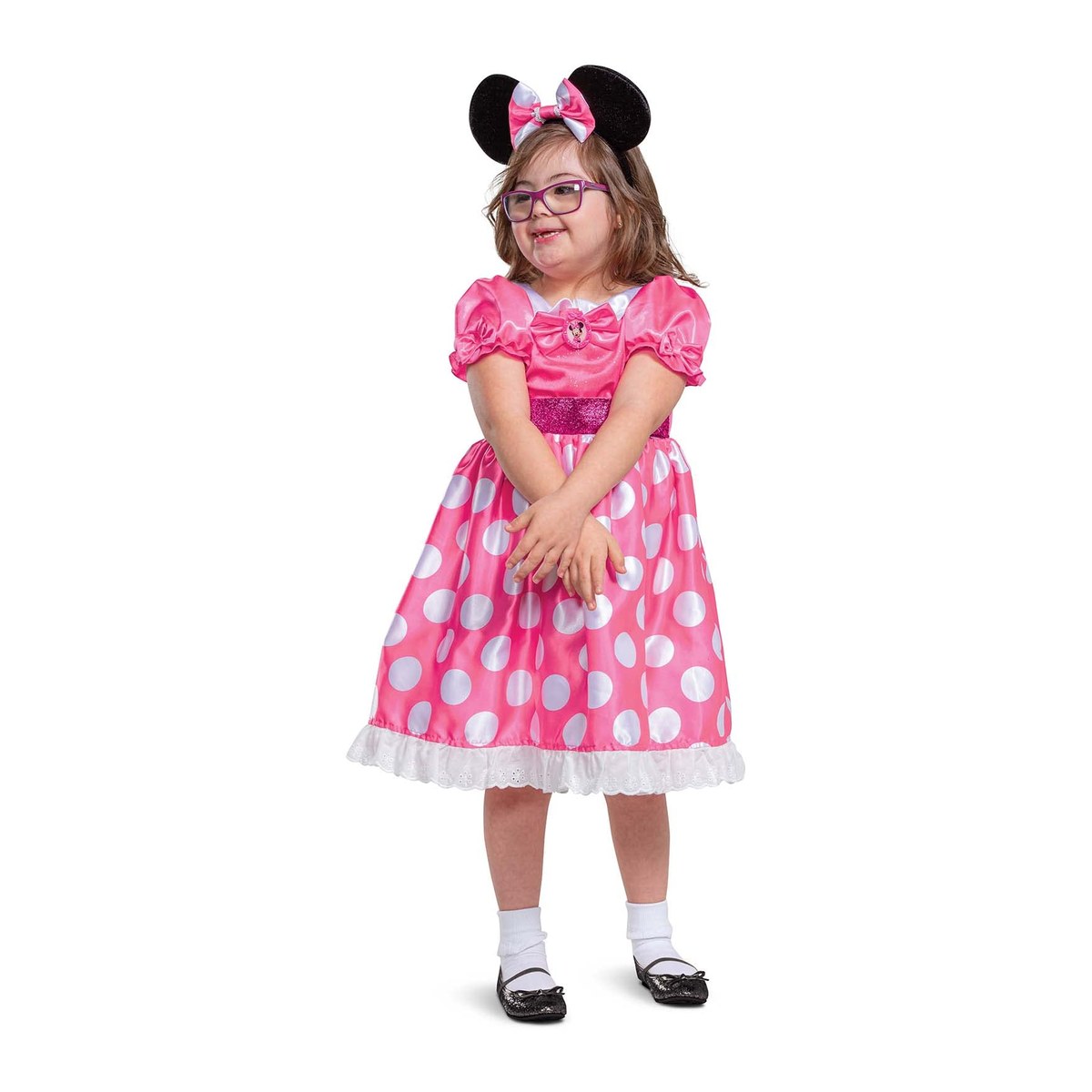 Disney Minnie Mouse roze adaptief kostuum voor kinderen