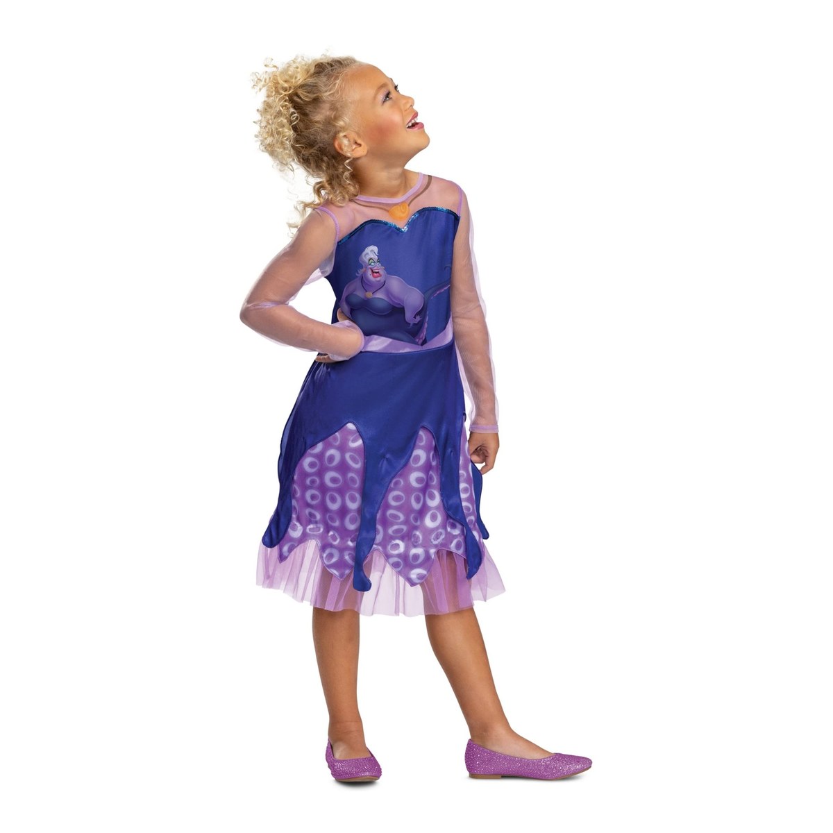 Klassiek Disney-kostuum Kleine Zeemeermin Ursula voor kinderen