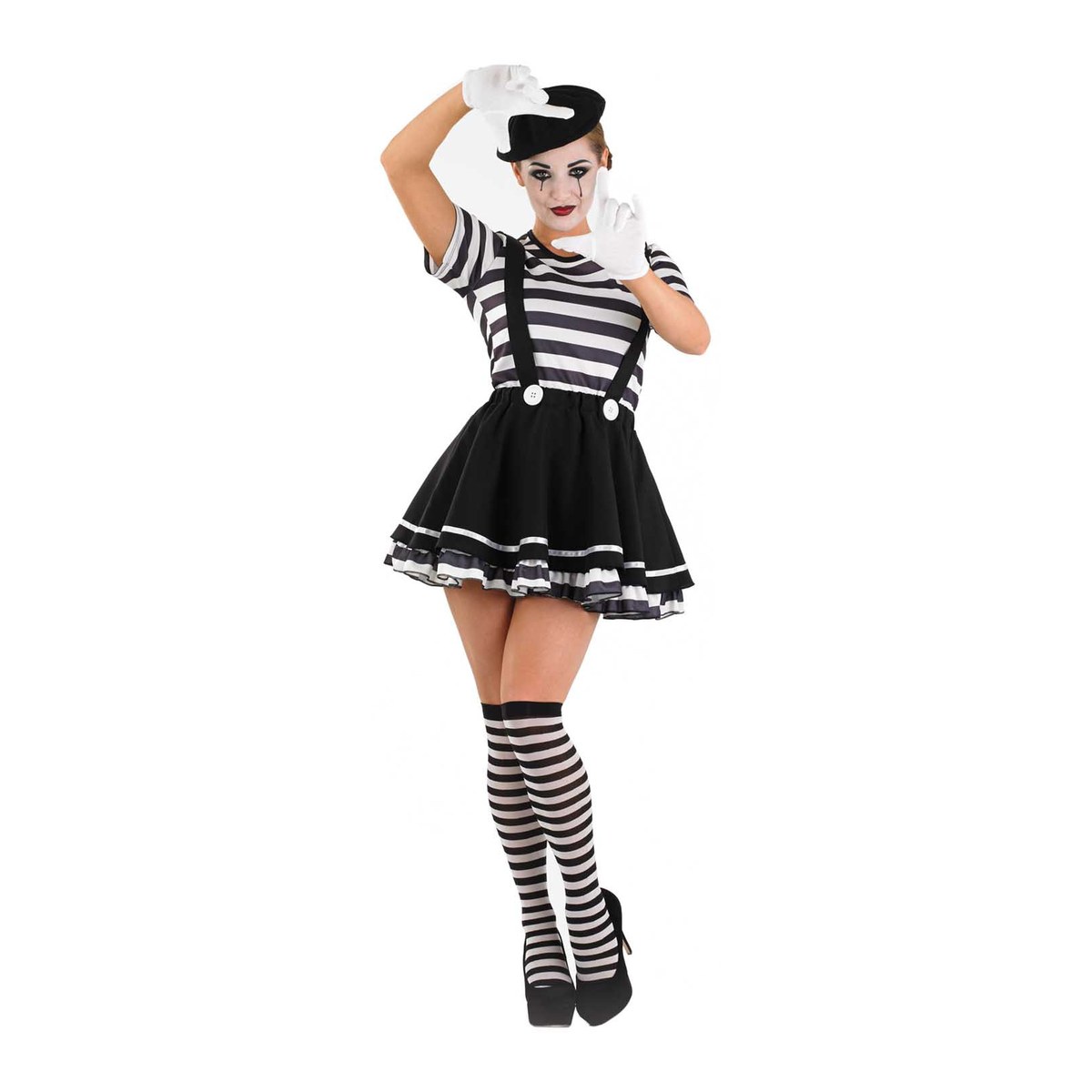 Mime kostuum voor dames