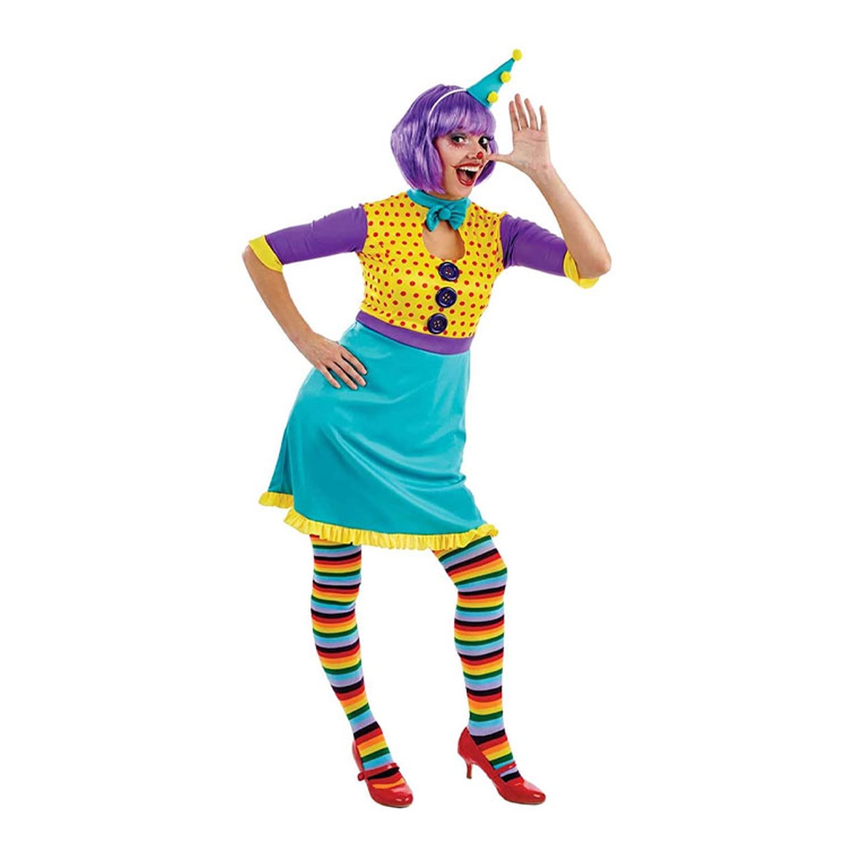 Clown kostuum voor dames