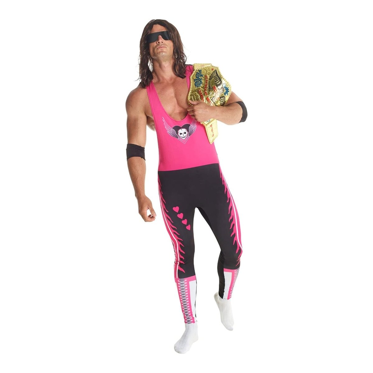 Heren Bret Hart-kostuum