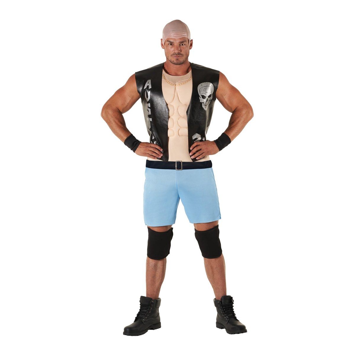 Stone Cold Steve Austin WWE worstelaarkostuum voor heren