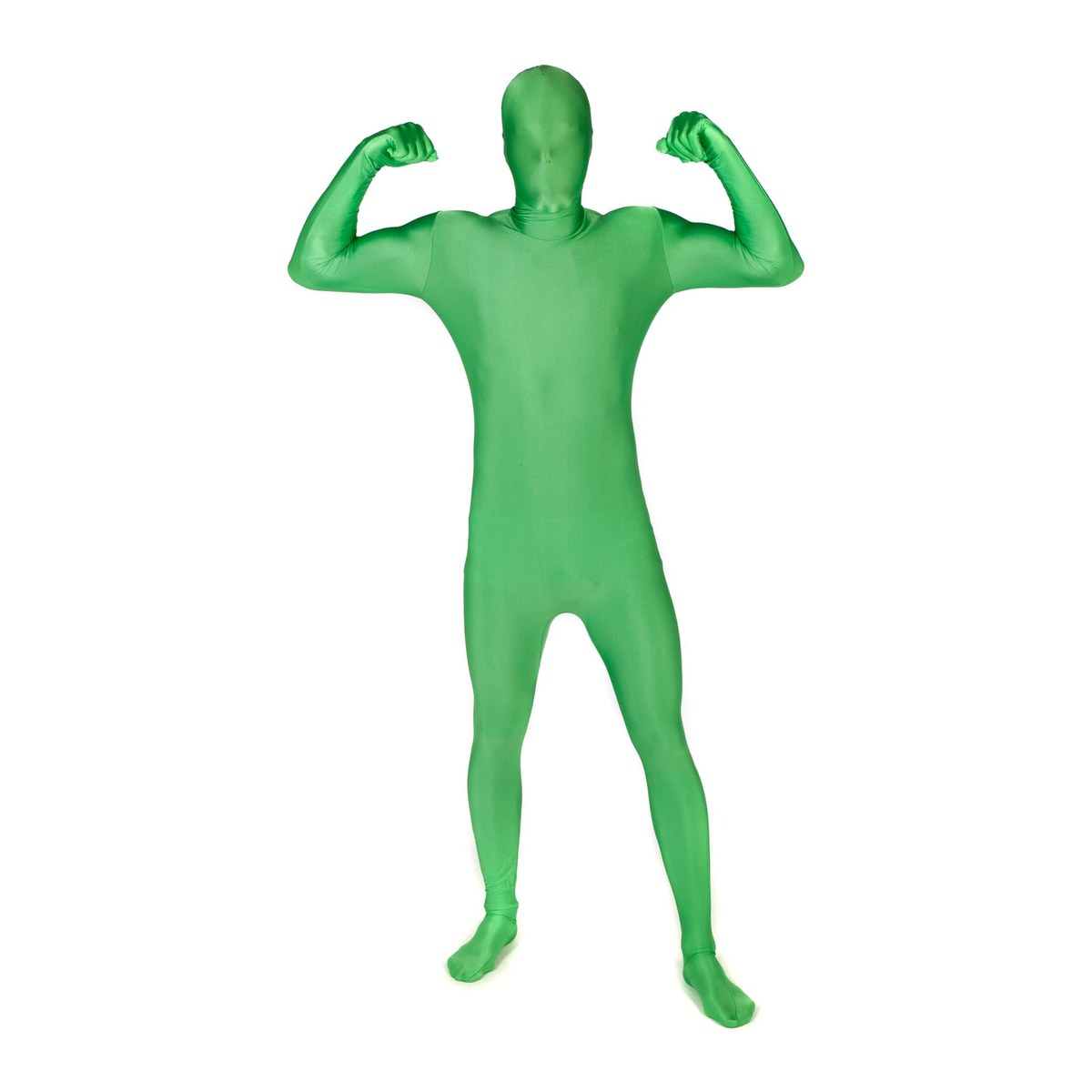 Heren groen Morphsuit kostuum