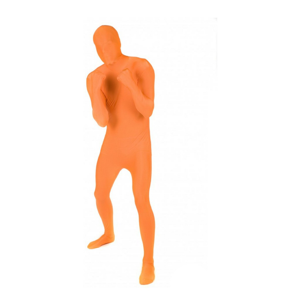Oranje Morphsuit-kostuum voor heren