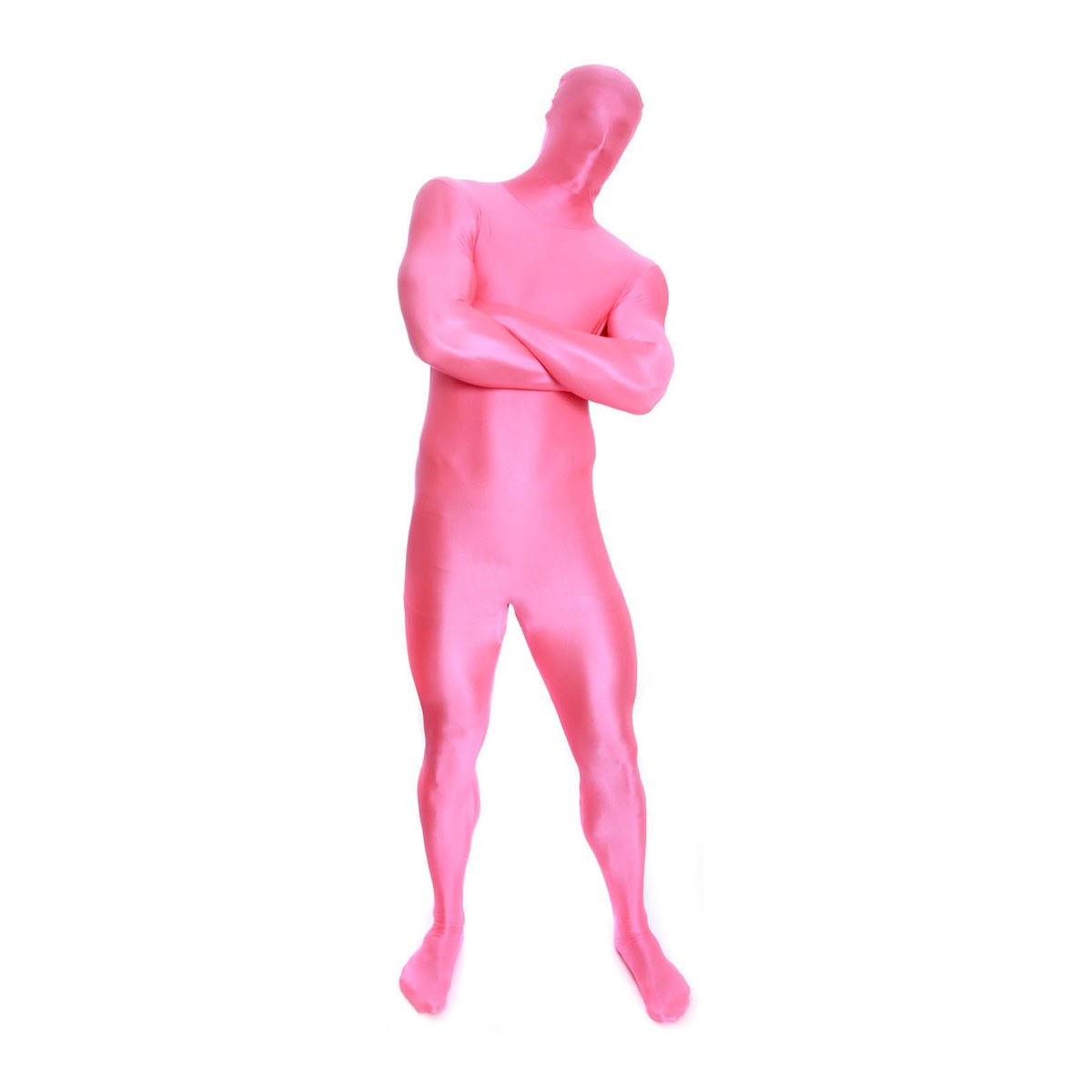 Roze Morphsuit-kostuum voor heren