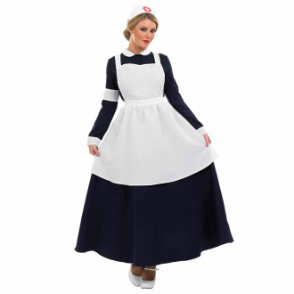 Victoriaanse verpleegster Kostuum voor Vrouw