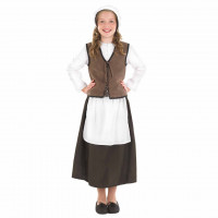Tudor keukenmeisje Kostuum voor Kinderen