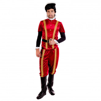 Tudor graaf Kostuum voor Mannen