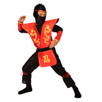 Rood Ninja-kostuum voor kinderen