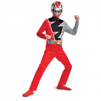Kinderen Power Rangers Dino Fury Red Ranger Basic Costume