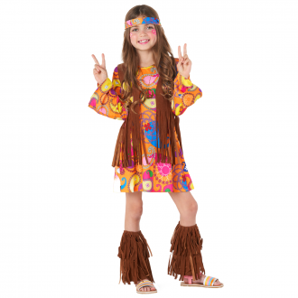 Hippie meisje kostuum voor kinderen