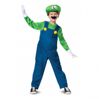 Mario luxe Luigi Kostuum voor Kinderen