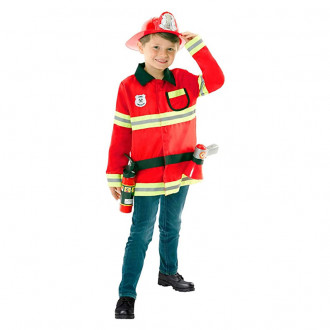 Rood Brandweerman Kostuum Voor Kinderen
