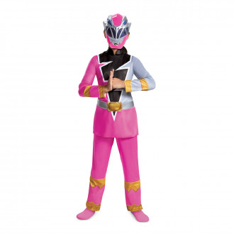 Power Rangers Dino Fury Roze Ranger-kostuum voor kinderen