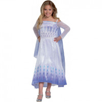 Kinderen Disney Frozen Sneeuw Koningin Elsa Luxe Kostuum