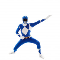 Blauw Power Rangers Morphsuit