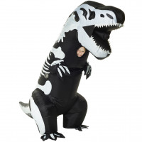 Gigantisch opblaasbaar T-Rex kostuum voor kinderen