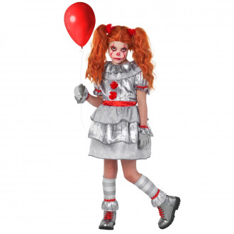 Griezelig Clown Meisjeskostuum voor Kinderen