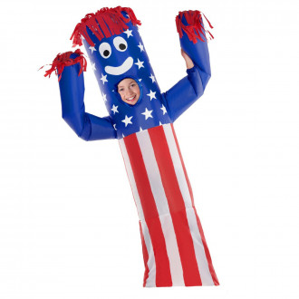 Kinderen Opblaasbaar Wavy Arm man USA Kostuum