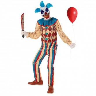 Vintage gemene clownkostuum voor kinderen