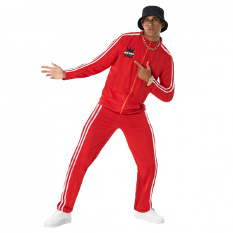 Rapper Rood Trainingspak Kostuum Voor Mannen