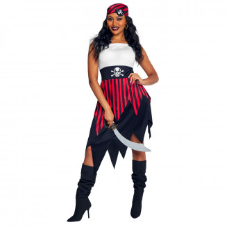 Womens Pirate Deckhand Costume Dress