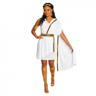 Womens White Roman Toga Costume