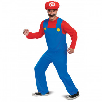 Klassieke Mario-kostuum voor heren