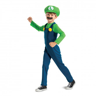 Kinderen Super Mario Bros Luigi Kostuum